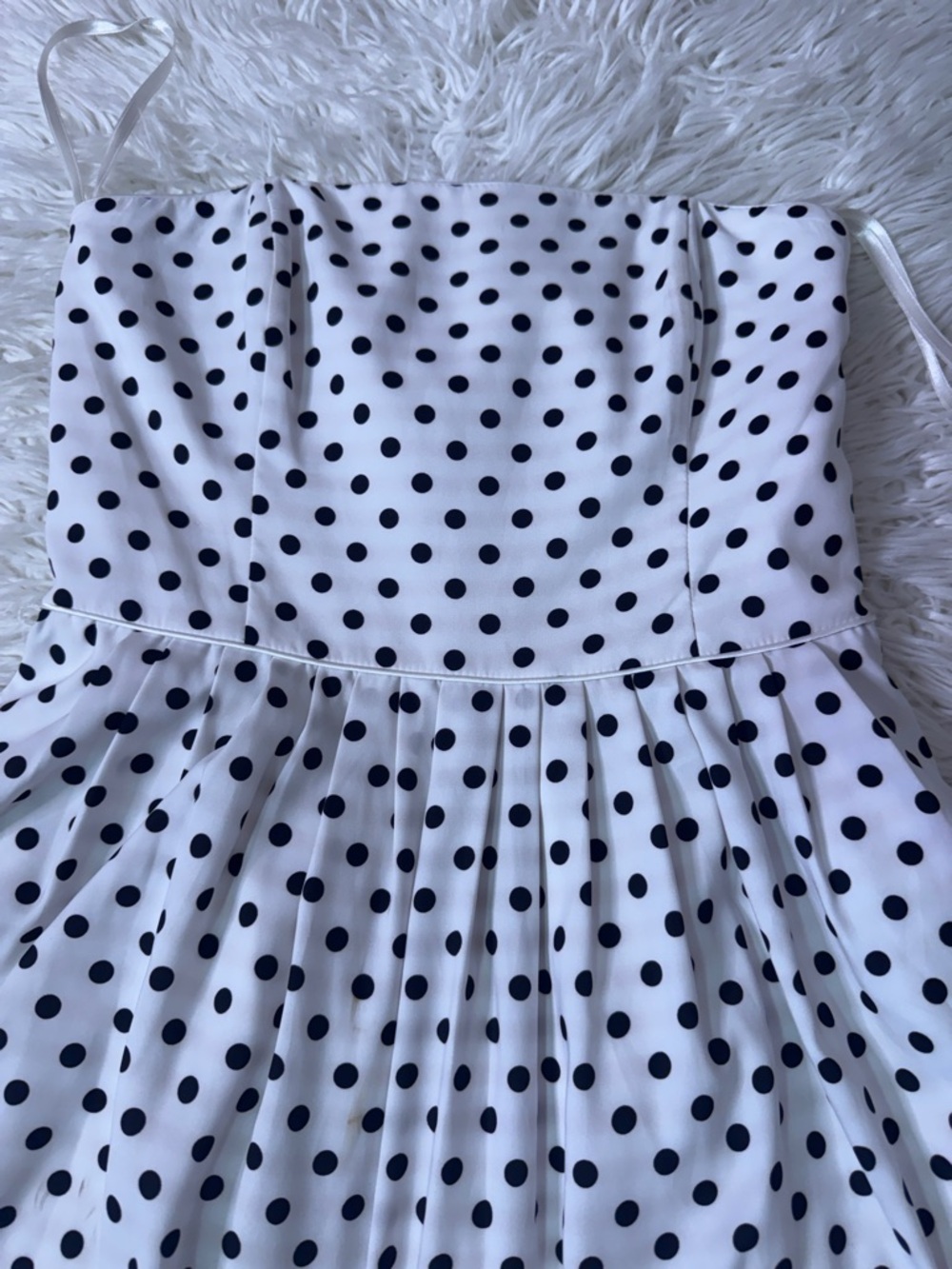63 White Polka Dot White House / Black Market